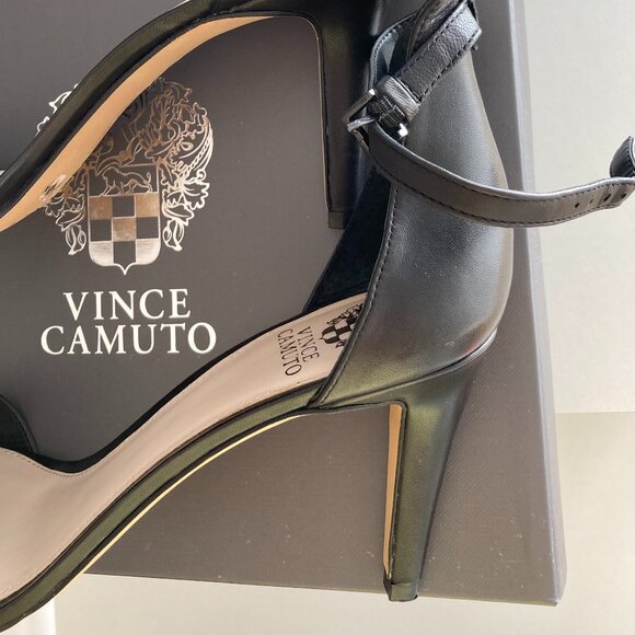 Vince Camuto black strappy stiletto - Picture 12 of 15